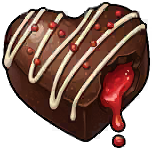 Filled Chocolate Heart