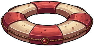Worn-out Lifebuoy