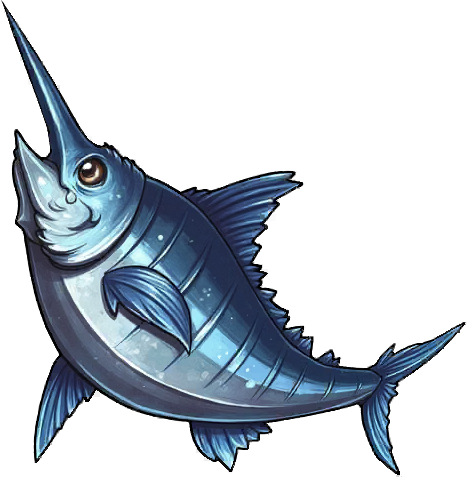Struggling Marlin