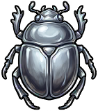 Silver Scarab
