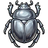 Silver Scarab
