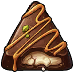 Filled Chocolate Triangle