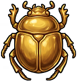 Gold Scarab