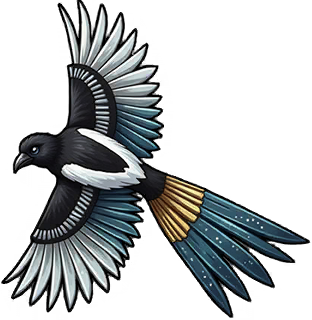 Glittercall Magpie