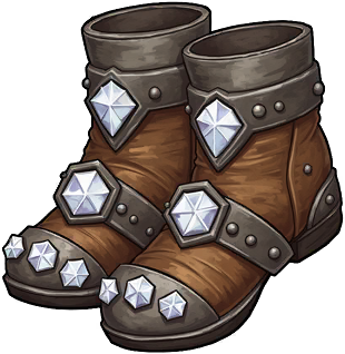 Diamond-covered Toecaps
