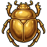 Gold Scarab