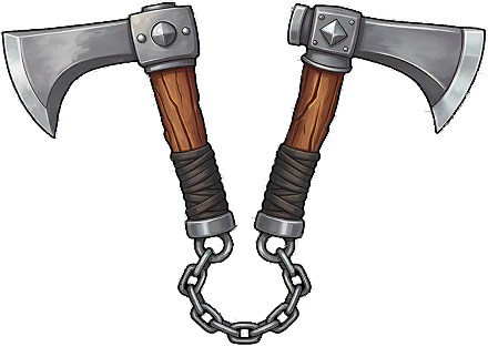 Chained Twin Choppers