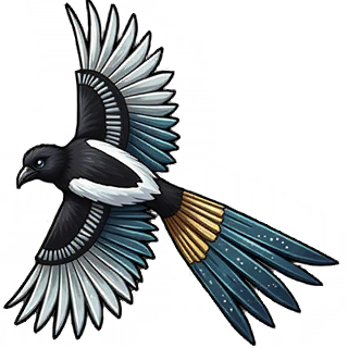 Glittercall Magpie
