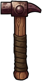 Rusty Forge Hammer